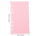 thumbnail image 3 of 100 Sheets Blank Colored A6 Loose Leaf Paper 6-hole Punched Binder Refill Paper, 3 of 9