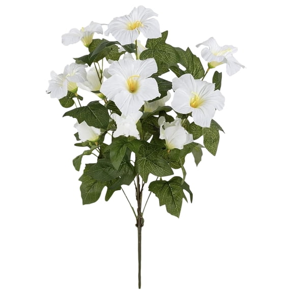 Clearance Artificial flowers under $5,Artificial 7 Pronged Morning Glories Artificial Flower Morning Glories And Outdoor Living Room Decoration Inserts