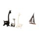 thumbnail image 5 of Estatua de alce y ciervo,Estatua de jirafa de cerámica,adorno moderno para decoración del hogar,Figuras de jirafas de animales,esculturas,decoración de estanterías,Escultura de, 5 of 8