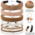 thumbnail image 3 of 7 Pack Headbands for Women, Cute Girls Hair Accessories Multi Style, Fashion Headbands, 3 of 7