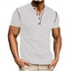 thumbnail image 2 of pstuiky camisetas camisas para hombre, Camiseta de merbau con botones y cuello alto para hombre camisas casuales para hombre xl, 2 of 8