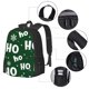 thumbnail image 2 of Fotbe Ho Ho Ho A Mochila para Hombre y Mujer - Tela Oxford 600D Resistente - Mochila Impermeable de Gran Capacidad para Escuela, Viajes y Senderismo, 2 of 6