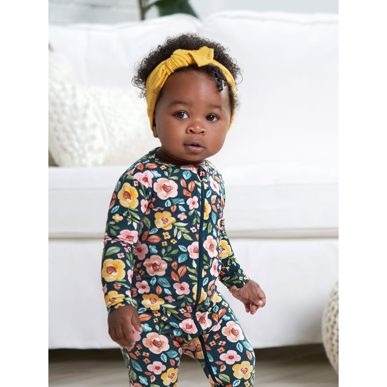 Gerber Unisex Baby Toddler Buttery Soft Footed Pajama 2 Way Zipper with Viscose Made from Eucalyptus Sizes 0 3M 4T Walmart