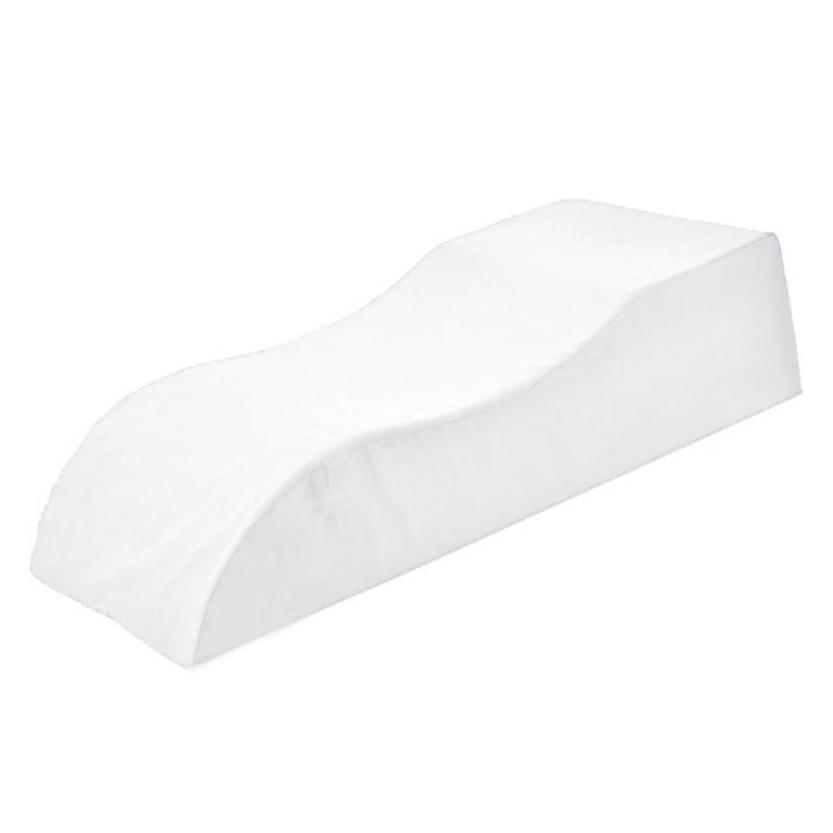 High resilient Round Wedge Memory Foam Leg Support Cushion- The White Willow