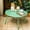 Green, variant on 27.5 '' Outdoor Round Steel Coffee Table, Weather Resistant, Anti-Rust Side Table, White