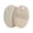 Beige, variant on 1-Pack Natural Loofah Exfoliating Bath Washer Pad, Oval Spa Body Washer with Elastic Hand Strap for Shower, Skin Smoothing Back & Body Exfoliator, 3*4.7IN,White