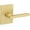 Satin Brass, variant on Kwikset 720Hflrct Halifax Passage Door Lever Set - Brass