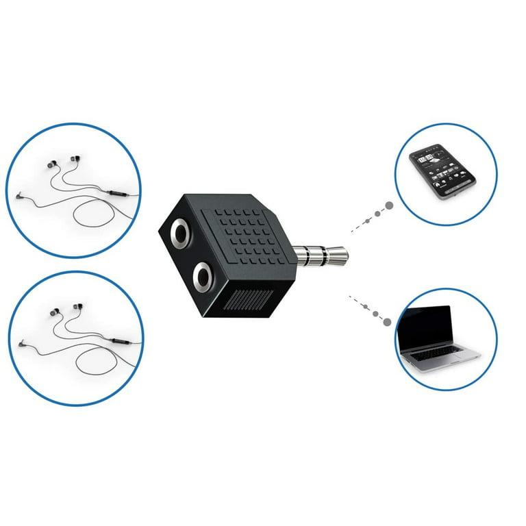 Splitter adaptateur casque micro 3,5 mm - PC PS4 Xbox ONE Switch Smartphone  - Straße Game ® - Accessoire Audio - Achat & prix