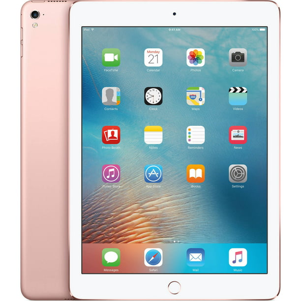 Restored Apple iPad Pro 32GB Storage, 9.7 Display, Wi-Fi + Cellular,  MLYJ2LL/A - Rose Gold (Refurbished)