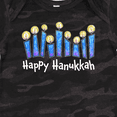 thumbnail image 4 of Inktastic Happy Hanukkah with lit candles Boys or Girls Baby Bodysuit, 4 of 5
