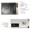 thumbnail image 3 of yeacher Vintage Bluetooth Turntable with HIFI Sound, Portable Record Player for 7/10/12 Inch Vinyls, USB Playback, 33/45/78 RPM, 3.5mm Audio I/O, 10m BT Range, White/Pink/Green/Brown/Black, Compact, 3 of 6