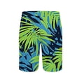 thumbnail image 5 of Yertdoel Swim Trunks Men Summer Tropical Printed Quick Dry Loose Fit Drawstring Elastic Waist Swim Shorts Lightweight Casual Comfy Board Beach Shorts with Pockets, 5 of 6