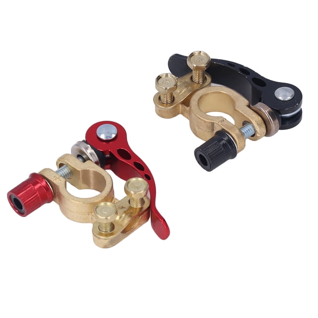 Ccdes Positive Negative Car Battery Connector,2PCS Car Battery Terminal Connector Quick Disconnect And Release Positive Negative Clamps,Car Battery Terminal Clamps