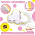 thumbnail image 2 of Iluminación para niños 2 piezas LED Nube Luz nocturna Sensor cálido Lámpara enchufable Noche en forma de nube Luces nocturnas de pared para niños Dormitorio de adultos (Amarillo) Fason WMYD-55, 2 of 7
