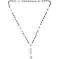 thumbnail image 2 of Wooden Rosary Beads for Men, Elegant Neck Chain with Detailed Craftsmanship, Stylish Look, 2 of 5