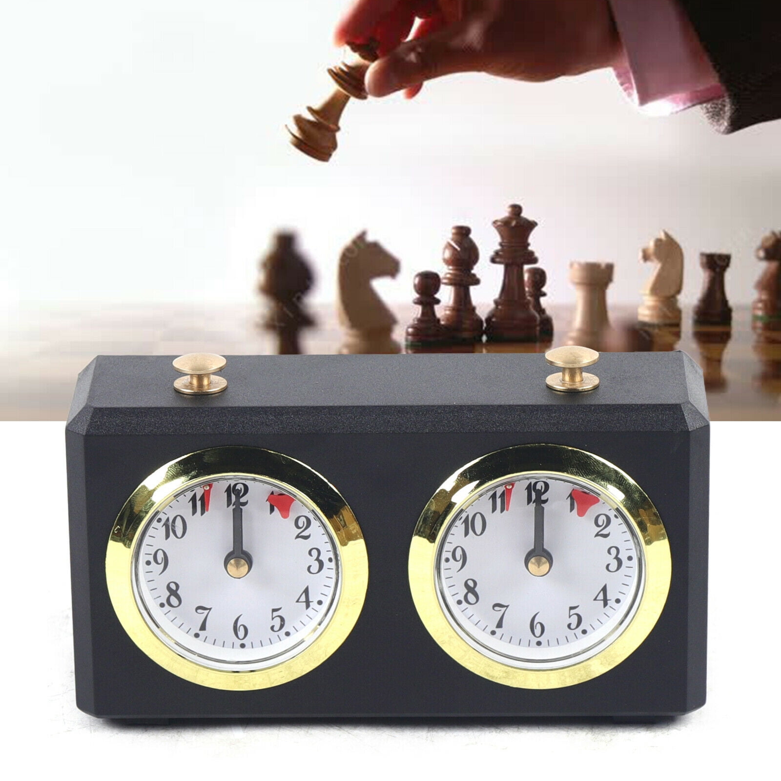 MONIPA International Chess Timer Mechanical Analog Chess Clock Timer