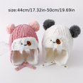 thumbnail image 2 of LNGOOR 1pc Children‘s Fashionable Plush Versatile Winter Trapper Hat With Ear Protection For Going Out, 2 of 6