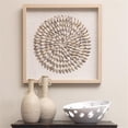 thumbnail image 2 of Jamie Young Co Riviera Coastal Wood Framed Wall Art in Off White/Brown, 2 of 4