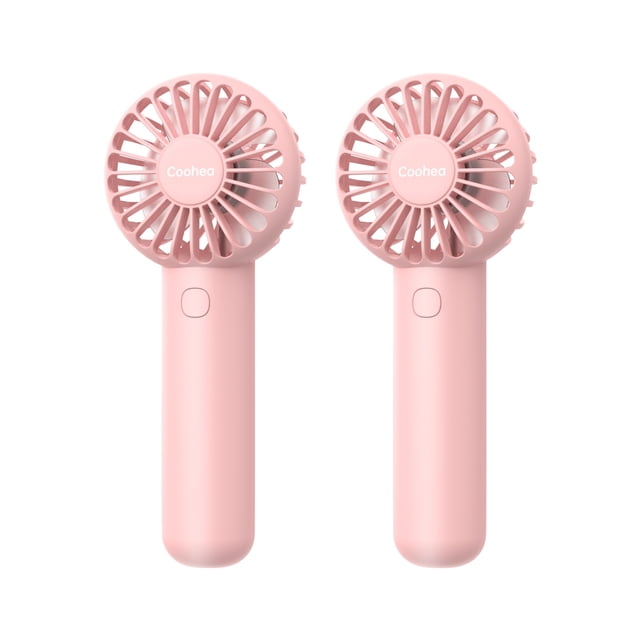 Coohea Mini ventilador portátil de mano para maquillaje de viaje al aire libre