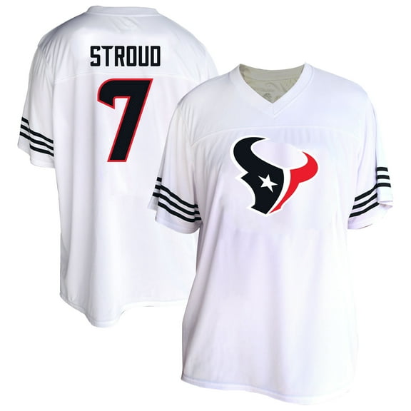 Women's Fanatics C.J. Stroud White Houston Texans Plus Size Fashion Jersey