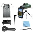 thumbnail image 4 of Telescopio Monocular 12X50 Hd, Telescopio Para Teléfono Móvil Con Soporte Para Teléfono Móvil, Monocular Portátil Para Observación De Aves, Senderismo, Escalada Yuarrent HA036640-00, 4 of 6