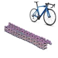 thumbnail image 1 of 10 Speed Colorful Bicycle Chain, 10 Speed Bicycle Chain Color Plating Process High Wear Resistance High Rigidity  for Bicycle, 1 of 7
