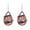 A, variant on RKSTN A Earrings United States American Flag Pendant Funny Water Drop and Sunflower Shape Bohemian Women's Patriotic July 4 Independence Day Gift Star-Striped Wooden Heart-Shaped Beaded Earrings A