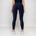 thumbnail image 5 of Women's High Waist Seamless Leggings with Full-Length Ankle Fit - X Large, Navy, 5 of 7