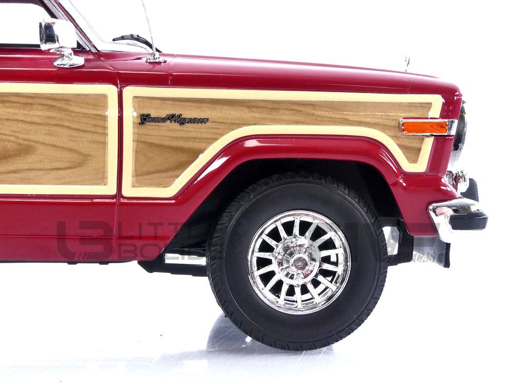 1/18 KK-Scale Jeep グランド ワゴニア 1989 ダークレッド
