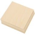thumbnail image 7 of Raindrops 5Pcs Diy Wooden Planks Unfinished Wooden Boards for Craft Projects 3.93X3.93X0.08in, 7 of 7