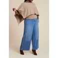 thumbnail image 3 of ELOQUII Women's Plus Size Layered Cape Sweater, 3 of 3