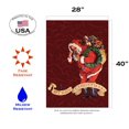 thumbnail image 2 of Toland Home Garden Santa And Christmas Mouse Merry Christmas Flag Double Sided 28x40 Inch, 2 of 5