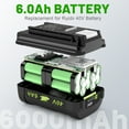 thumbnail image 3 of 40V 6.0Ah OP4026 Lithium Battery Replacement Compatible with Ryobi 40V Battery Lithium OP4050A OP40601 OP4040 OP4030 OP4050 OP40261 OP40201 OP40401 Cordless Tools, 3 of 11