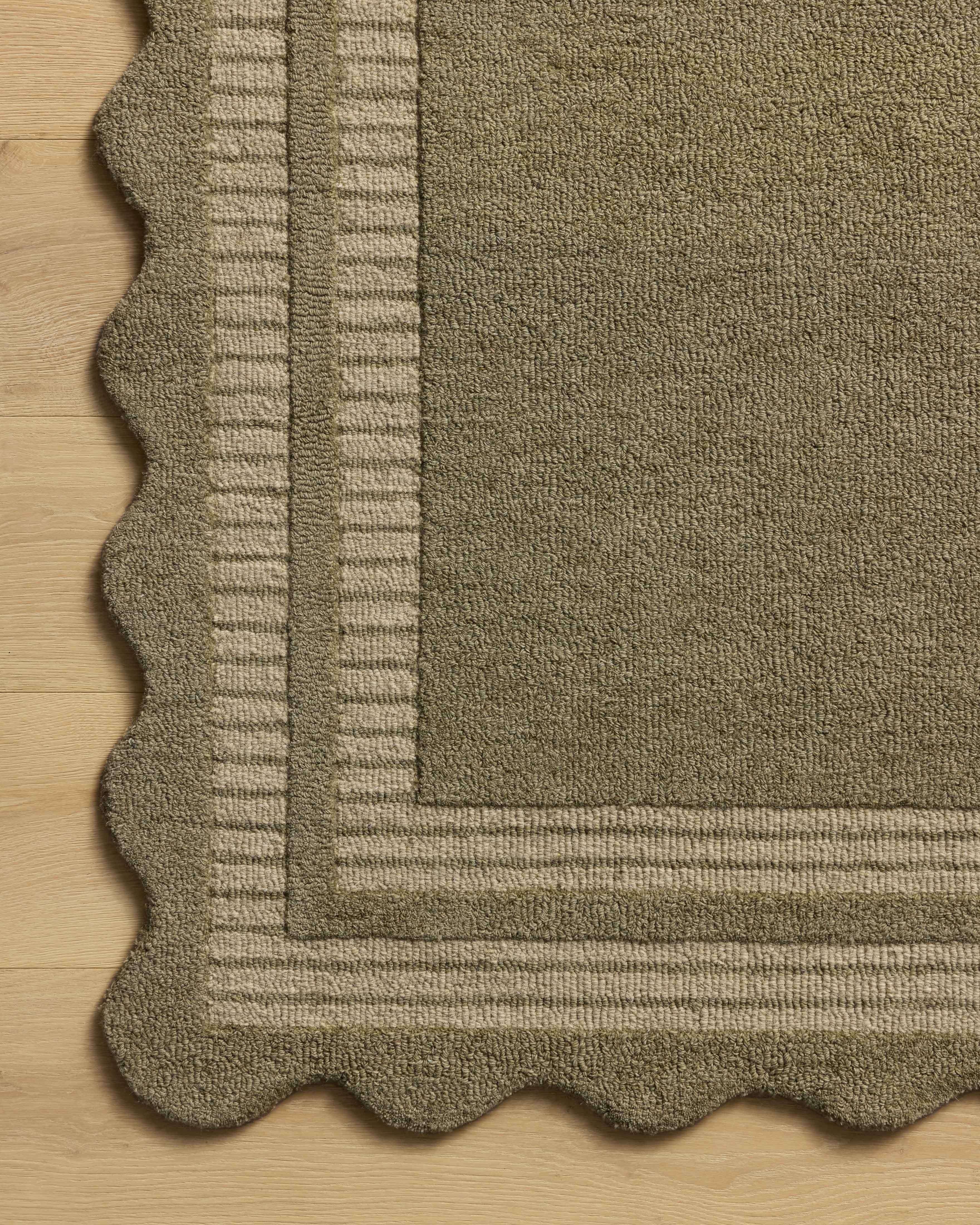 Chris Loves Julia x Loloi Scottie Olive / Pebble 7'-9" x 9'-9" Area Rug