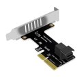thumbnail image 1 of Tarjeta de expansión de puerto Pcie X4 Pcie a Sf8643, tarjeta de expansión de puerto único, altura media Feliz Sencillez, 1 of 5