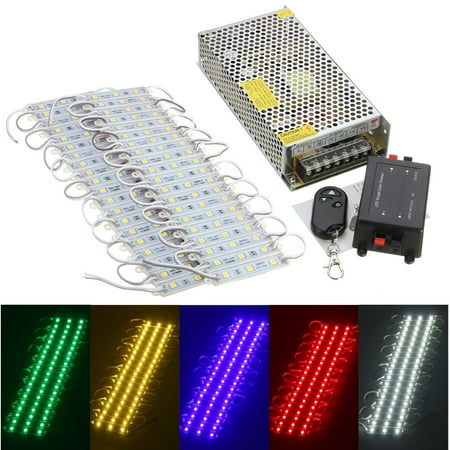 Pj557d Replacement Lamp Module - 20ft 40X3 LED Module Strip Makeup Mirror Door Lamp Adornment Store Front Light Window Decoration Power Remote 5 Color