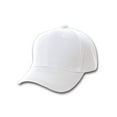 thumbnail image 1 of Plain Fitted Curve Bill Hat, White 7, 1 of 1