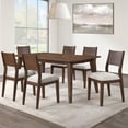 thumbnail image 3 of Steve Silver Canton 72" Solid Wood Mocha Brown Dining Table, 3 of 9