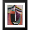 thumbnail image 2 of Alexej von Jawlensky 15x18 Black Modern Framed Museum Art Print Titled - Abstract Head, Mysterium (1925), 2 of 5