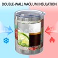 thumbnail image 2 of 12oz Tumblers Pioneer Flower Vacuum Insulated Stainless Steel Travel Tumbler Cups Mug with Lid and Straw for Beer,Coffee,Beverages with Cleaning Brush for Cold & Hot Drinks, 2 of 5