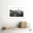 thumbnail image 4 of Neuschwanstein Castle Bavaria Germany Vintage Black and White Mountain Landscape Photo Unframed Art Print Poster Wall Decor 12x16 inch, 4 of 4