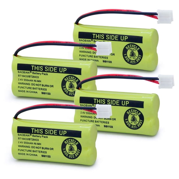 Batería para teléfono inalámbrico BAOBIAN BT18433/BT28433 BT184342 BT284342
