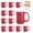 ChangeRed, variant on Ceramic 15oz Sublimation Coffee Mug, 6 Assorted Colors Option #1, Case of 12