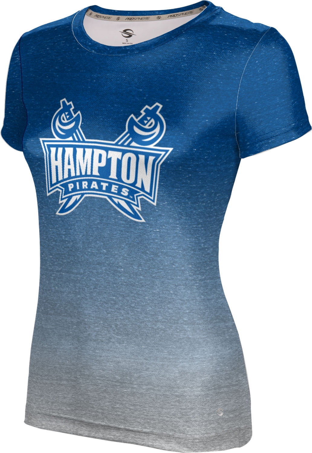 Tie Dye ProSphere Hampton University Mens Performance T-Shirt