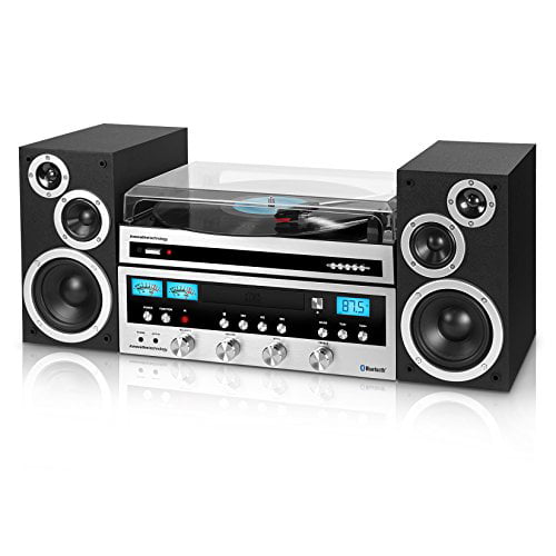 IT Bluetooth Home Classic Shelf Stereo System CD Player FM Radio AUX-IN Remote 