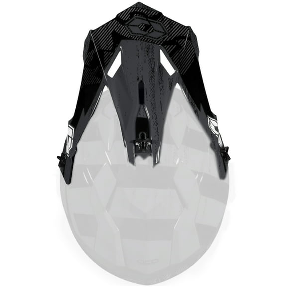 Castle Mode MX Youth Helmet Replacement Visor/Peak Stance Black