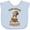 AE-Light Blue, variant on Inktastic Nuts About Daddy Boys or Girls Baby Bib