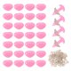 thumbnail image 1 of 100set 14mm Narices de Seguridad Triangulares Grandes de Plástico Rosa con Arandela para Manualidades de Muñecas de Peluche, 1 of 7