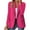 Hot Pink, variant on Baberdicy Womens Suit Women's Casual Solid Color Suit Jacket Lapel Keep Warm and Slim Loose Long Sleeve Fashion Cardigan Coat Womens Blazer Beige