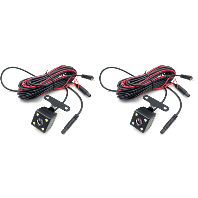 Cable de extensión de vista trasera Cámara de visión nocturna 4LED con 5 pines para Dashcam